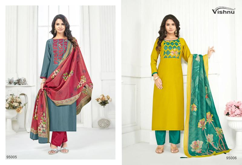 Vishnu kajal dress materials wholesalers in bangalore